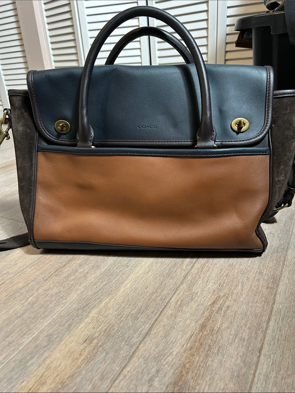 Coach legacy utility flap commuter bag unisex - Picture 2 of 16